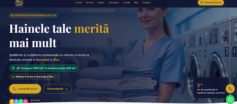 Cover image for Local dry cleaner with 3