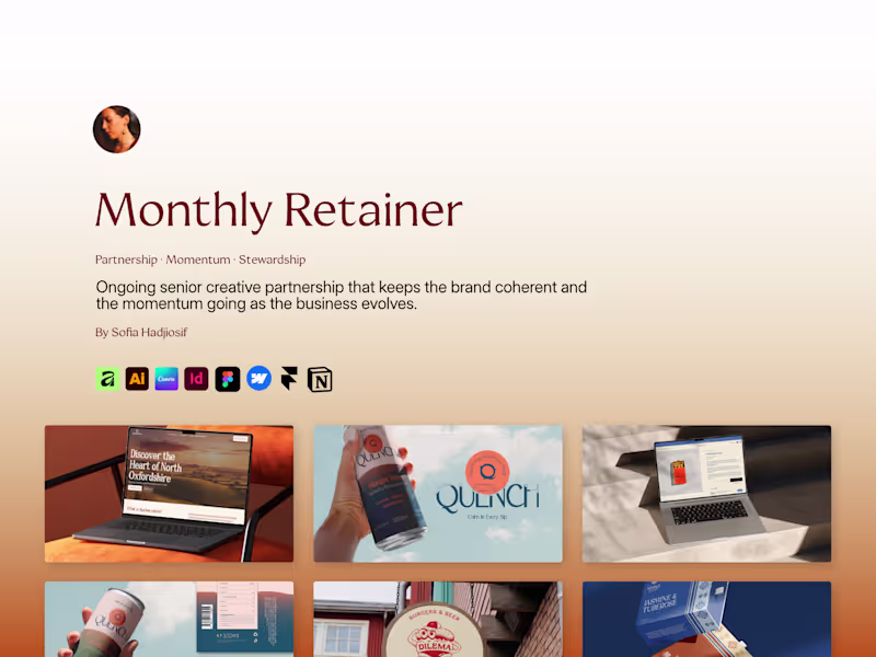 Cover image for Monthly Retainer - Monthly Design & Web Support