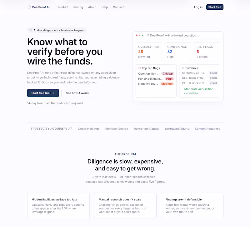 Cover image for A user creates a deal