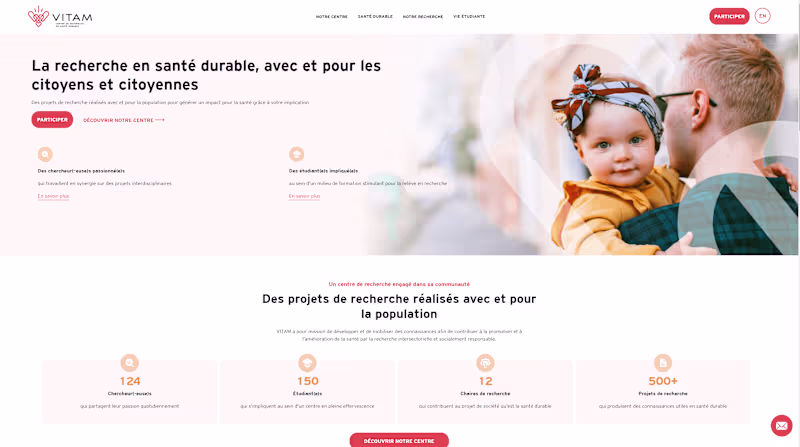 Cover image for VITAM WEBSITE - Wordpress