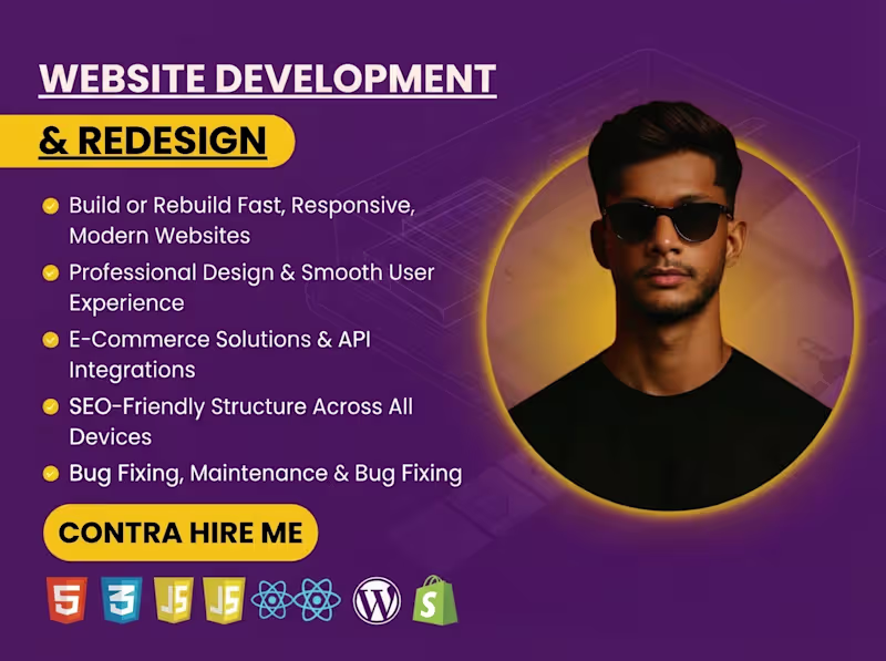 Cover image for Website Development & Redesign