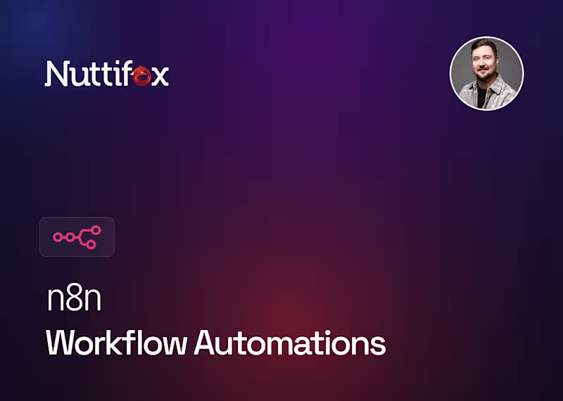 Cover image for n8n – Workflow Automation