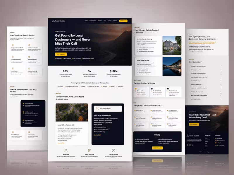 Cover image for AI Agent SaaS Website Built