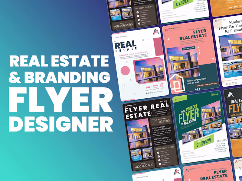 Cover image for Real Estate Flyer Design
This project