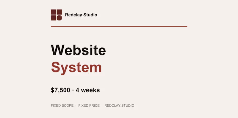 Cover image for Website System