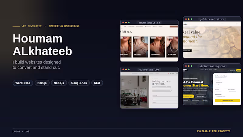 Cover image for Website + Marketing Setup