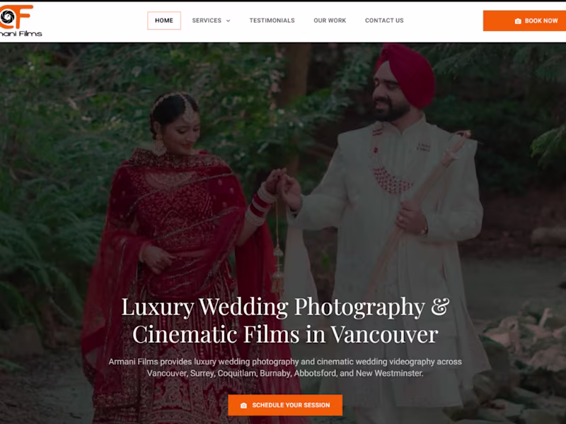 Cover image for Wedding Photography & Cinematic Films