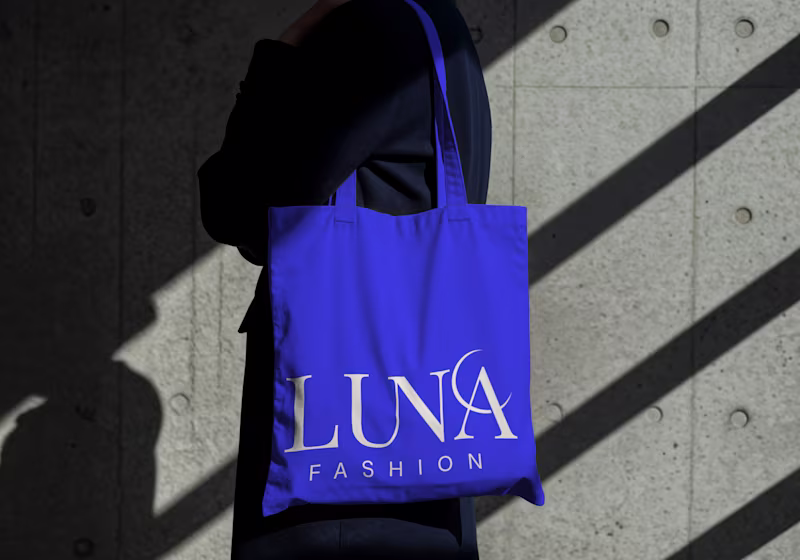 Cover image for Luna fashion logo and brand identity design project