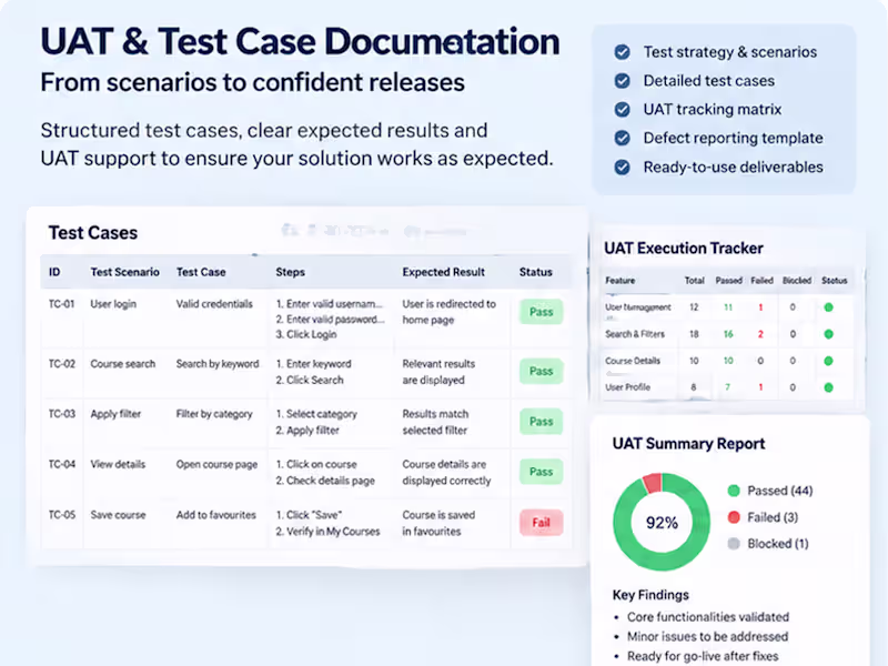Cover image for Structured test scenarios, detailed test