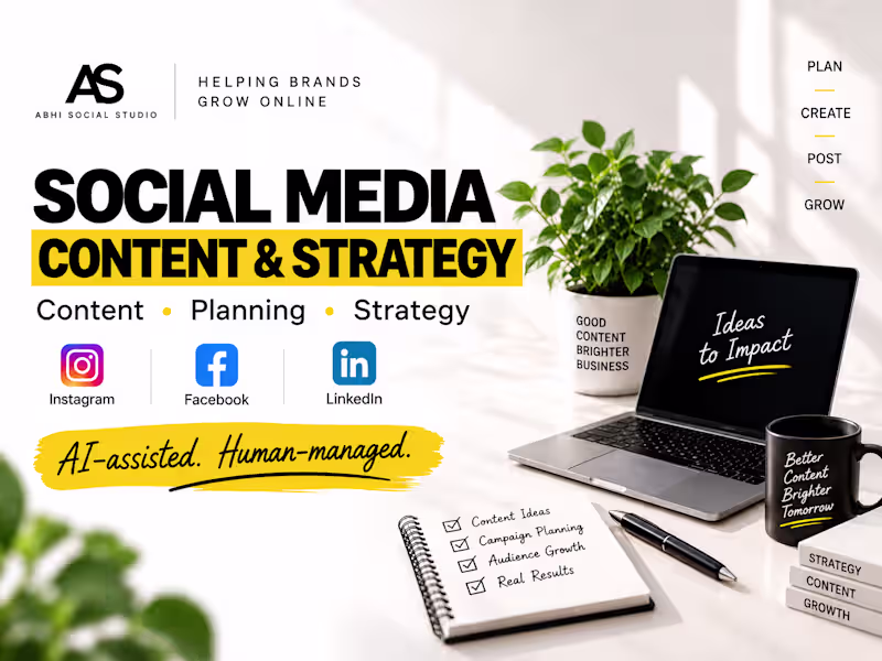 Cover image for Social Media Content & Strategy