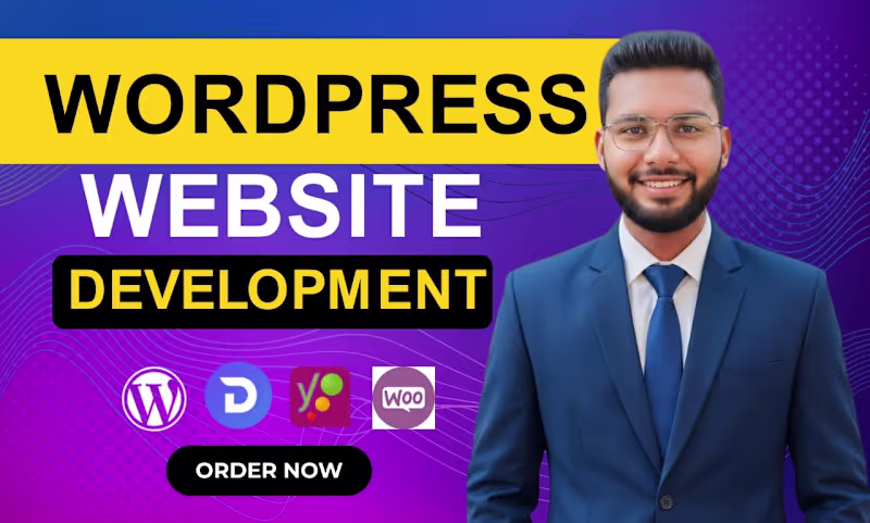 Cover image for I will build WordPress website Design or redesign Business site
