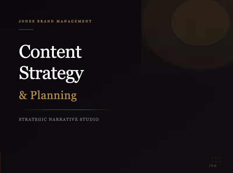 Cover image for Content Planning & Strategy