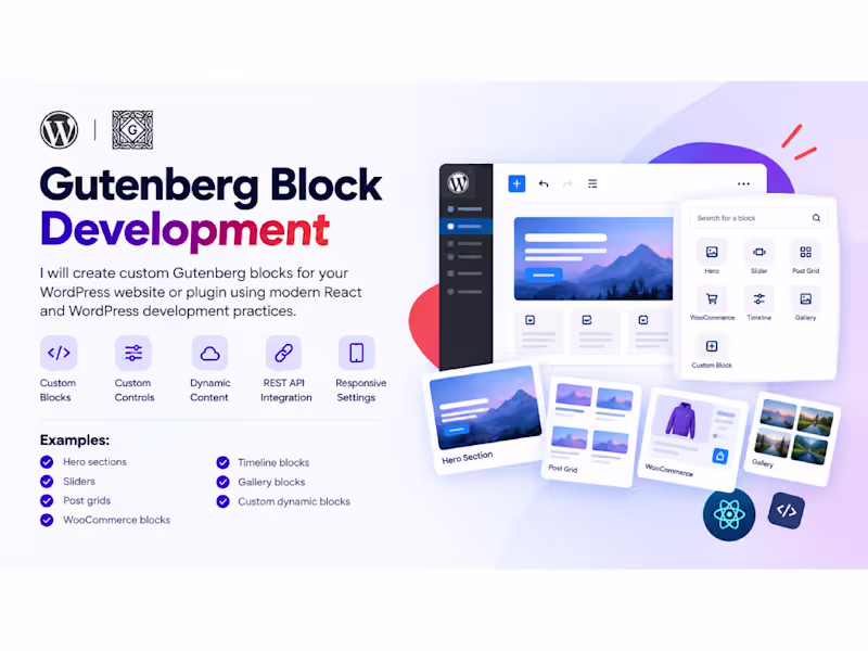 Cover image for Gutenberg Block Development