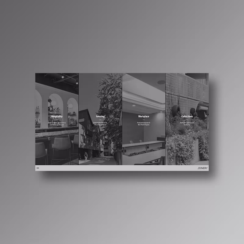 Cover image for Website Design & Development for Joinery Architecture + Design