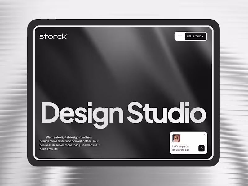 Cover image for Storck - Creativity Portfolio for Agency