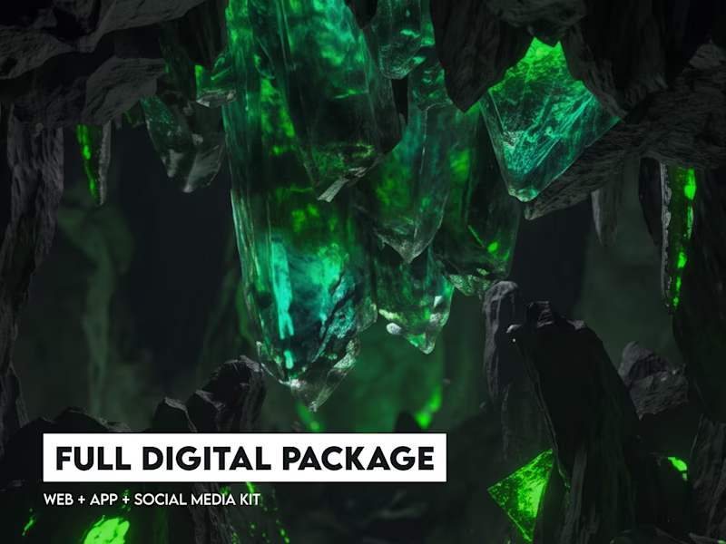 Cover image for Full Digital Package: Web + App + Social Media Kit