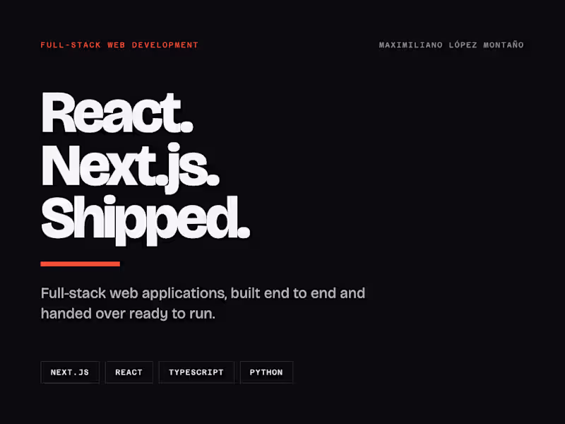 Cover image for Full Stack Web App Development — MVP to Launch