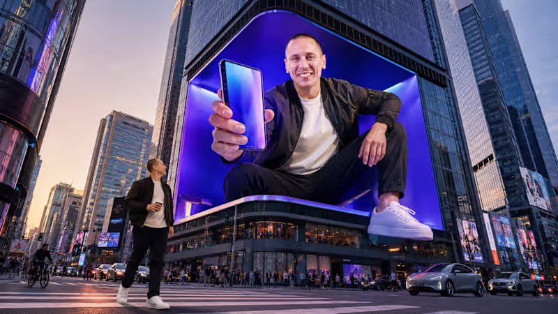 Cover image for 3D Anamorphic Billboard AI Advertising