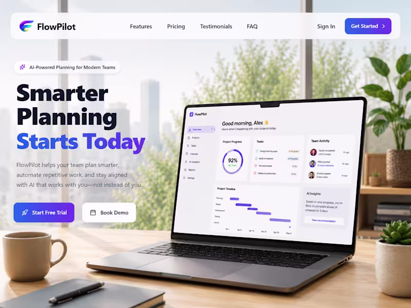Cover image for SaaS Landing Page 