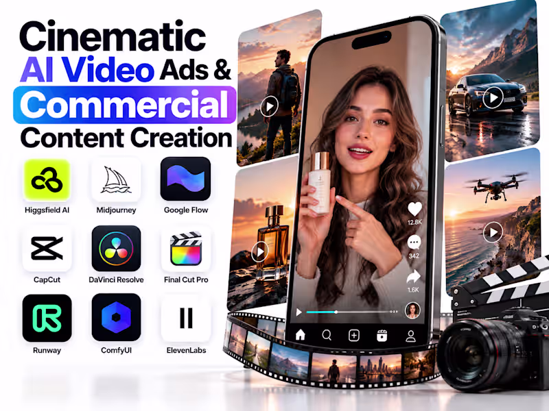 Cover image for Cinematic AI Video Ads & Commercial Content Creation