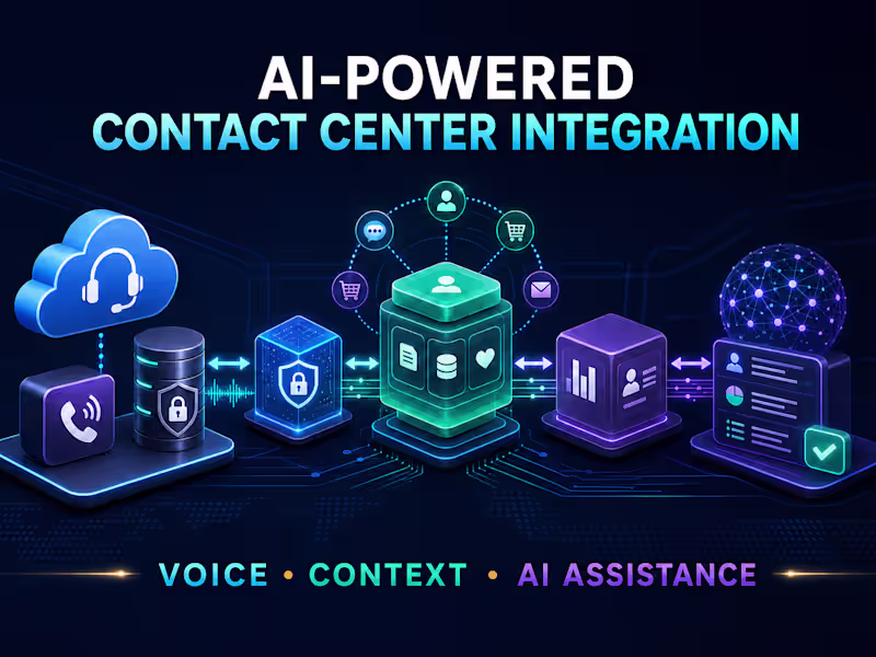 Cover image for AI-Powered Contact Center Integration