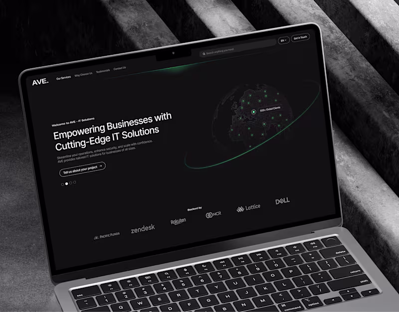 Cover image for IT Solutions Service Landing Page