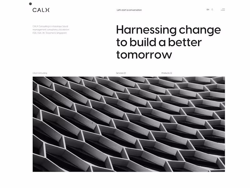 Cover image for Bespoke Frontend Development & WordPress Integration for CALX