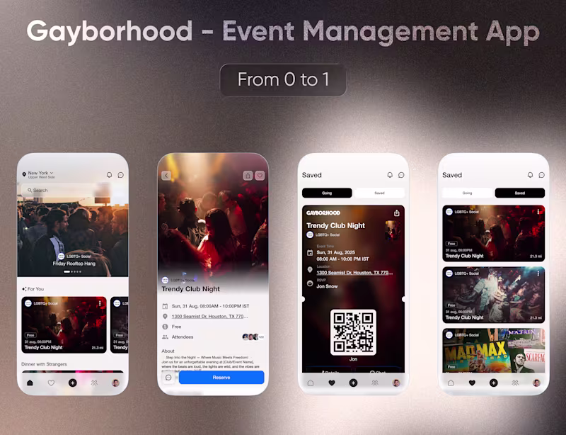 Cover image for Gayborhood - Event Creation and Management App