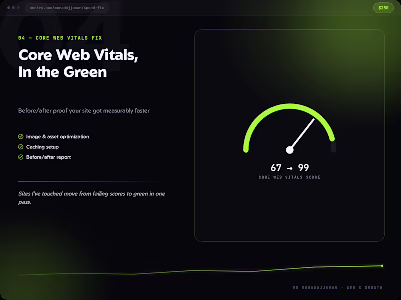Cover image for PageSpeed, Agentic Browse & Core Vitals Green in 7 days