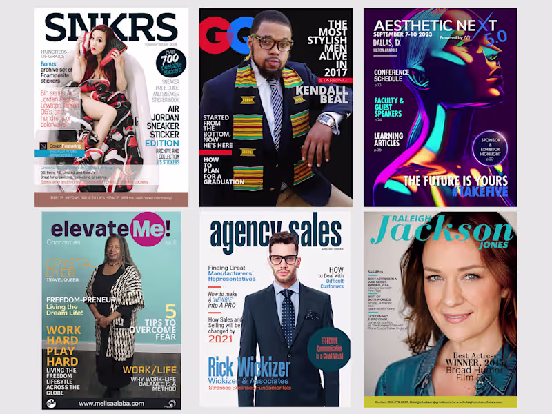 Cover image for Every magazine cover tells a story before the first page is ...