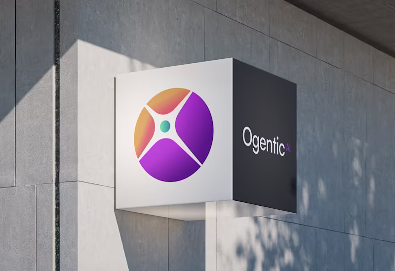 Cover image for Ogentic AI Brand Adentity design