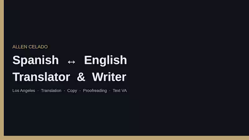 Cover image for Content writing & research briefs