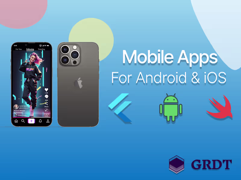 Cover image for Mobile App Development (Flutter / Android / iOS)