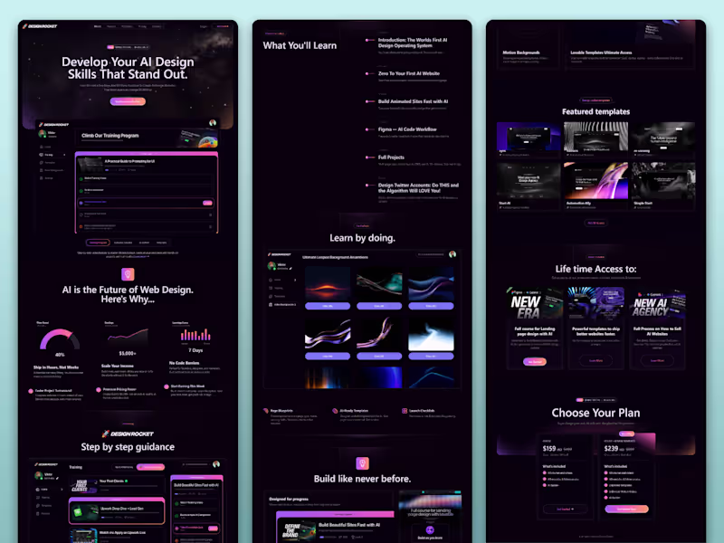 Cover image for Design Rocket - Fullstack Web App