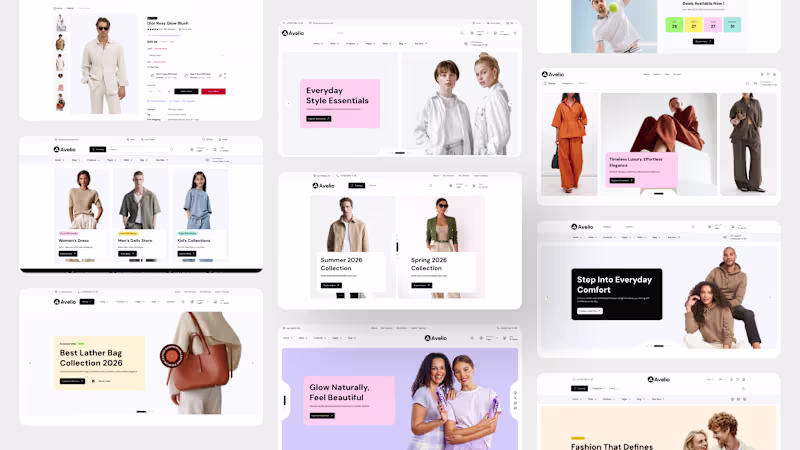 Cover image for Avelio - Multipurpose eCommerce Figma UI