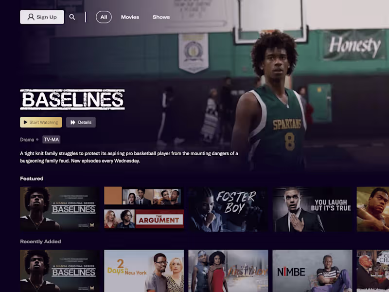 Cover image for Mansa TV - FullStack solution for a streaming service