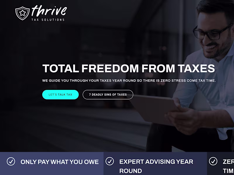 Cover image for Thrive Tax Solutions Copywriting/Design