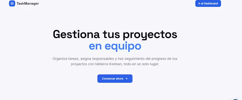 Cover image for TaskManager is a project and task