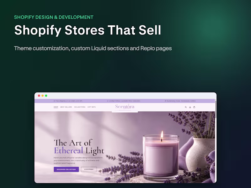 Cover image for Shopify Store Design & Development