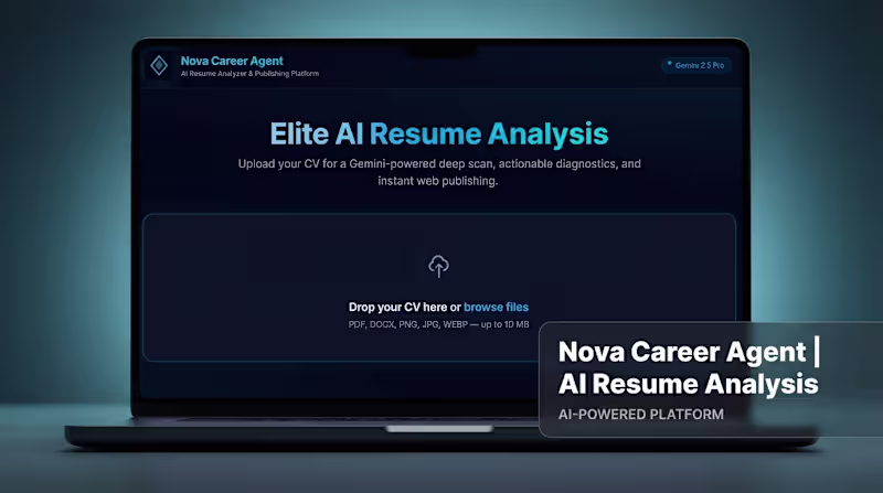 Cover image for Nova Career Agent — AI Resume Analysis Platform