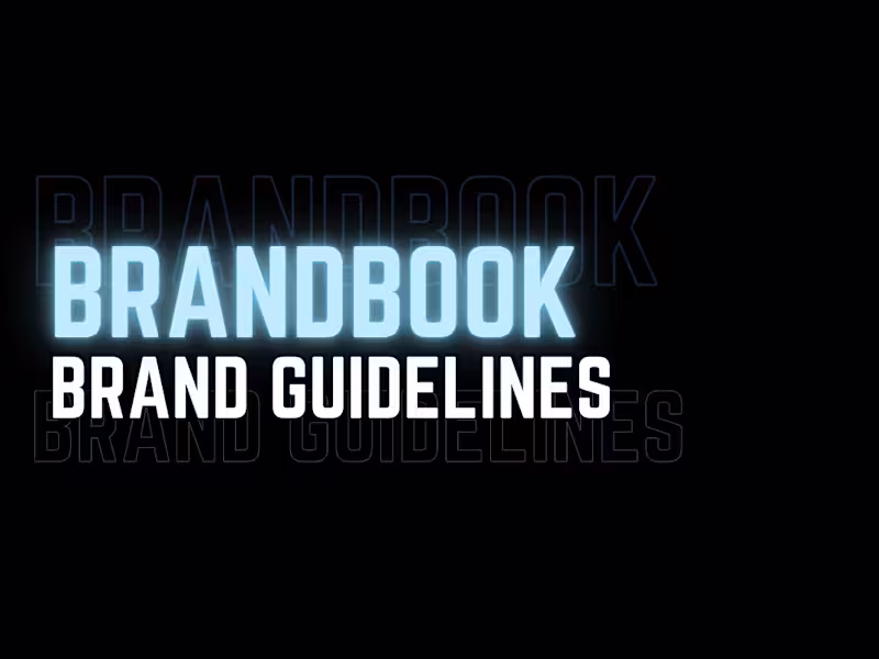 Cover image for Custom Brand Book for Your Business