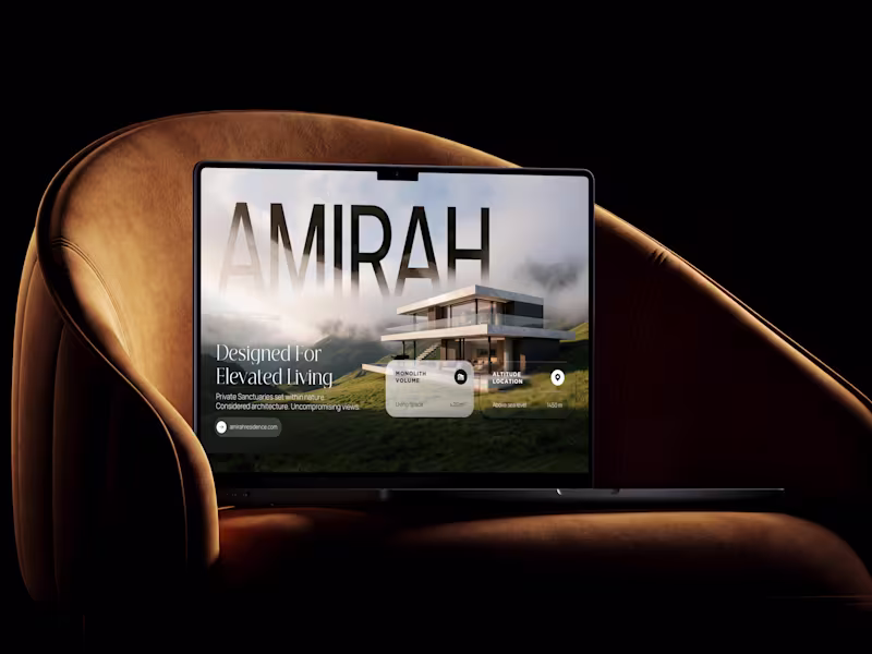 Cover image for Premium Real Estate Presentation Design for Amirah Estates
