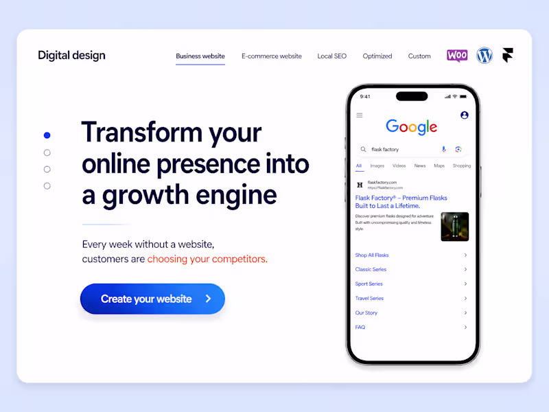 Cover image for Websites that strengthen your business credibility