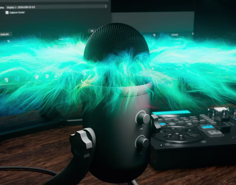 Cover image for Fifine microphone | 3D animation