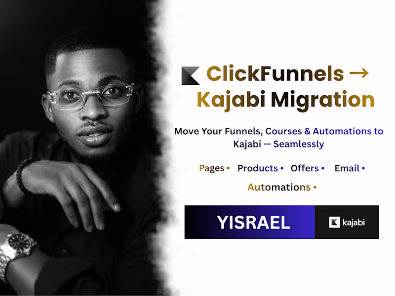 Cover image for Kajabi Migration from ClickFunnels