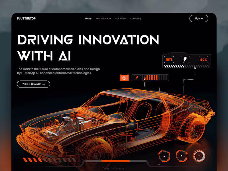 Cover image for AI Website for Automotive Design