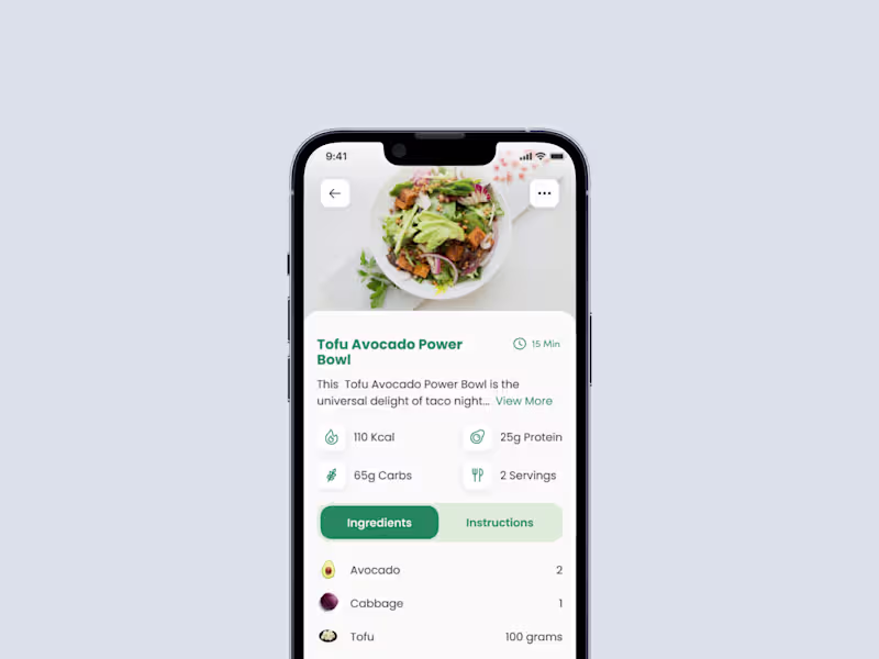Cover image for Core Fuel — Healthy Recipe App UX