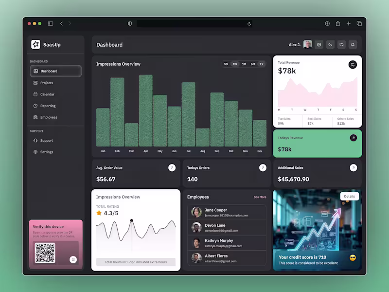 Cover image for SAAS & UI/UX Design