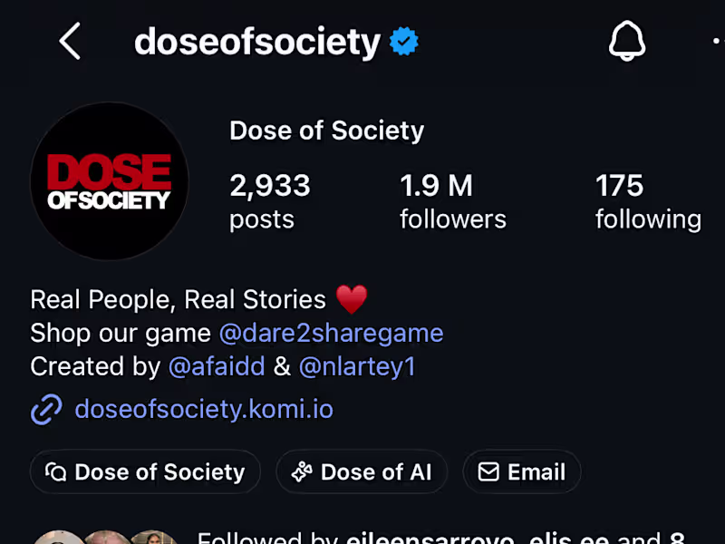 Cover image for Dose of Society | Social Media Management 