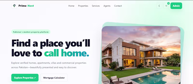 Cover image for PrimeNest - Premium Real Estate